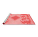 Modern Red Washable Rugs