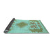 Sideview of Abstract Light Blue Modern Rug, abs1023lblu