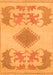 Machine Washable Abstract Orange Modern Area Rugs, wshabs1023org