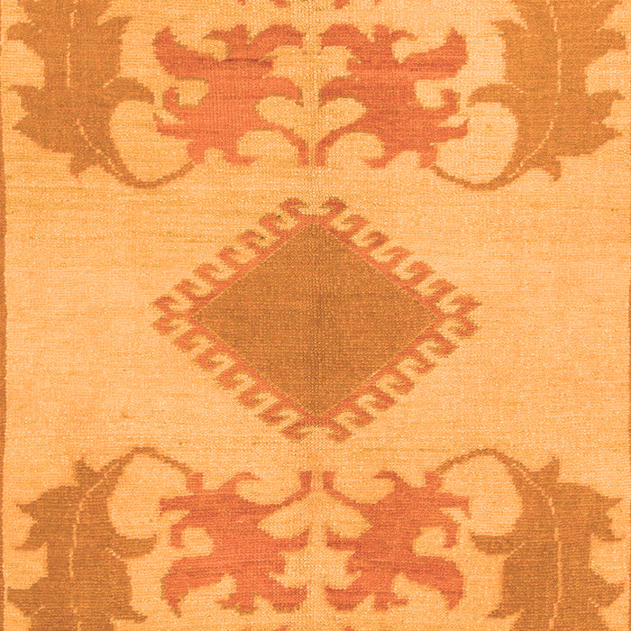 Machine Washable Abstract Orange Modern Area Rugs, wshabs1023org