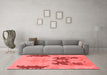 Modern Red Washable Rugs