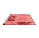 Modern Red Washable Rugs