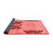 Abstract Red Modern Area Rugs