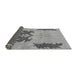 Sideview of Abstract Gray Modern Rug, abs1024gry