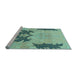 Sideview of Machine Washable Abstract Light Blue Modern Rug, wshabs1024lblu