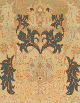 Abstract Orange Modern Rug, abs1024