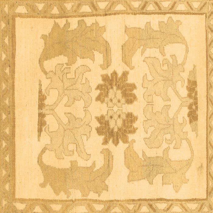 Square Machine Washable Abstract Brown Modern Rug, wshabs1025brn