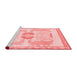 Modern Red Washable Rugs