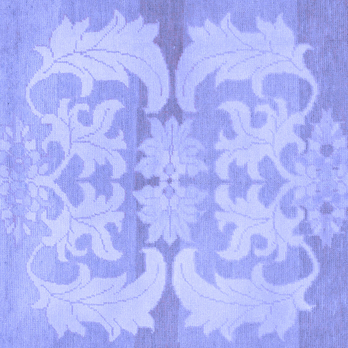 Square Machine Washable Abstract Blue Modern Rug, wshabs1026blu