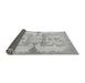 Sideview of Abstract Gray Modern Rug, abs1026gry