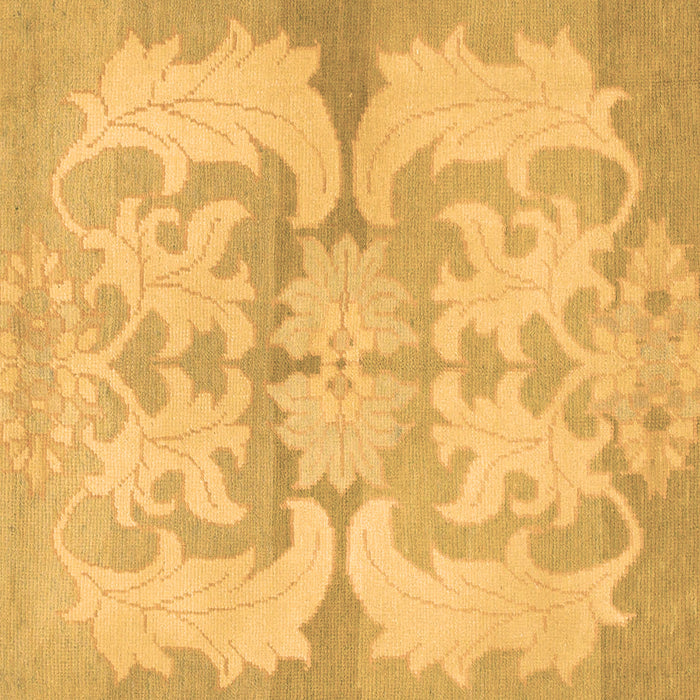 Square Machine Washable Abstract Brown Modern Rug, wshabs1026brn