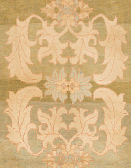 Machine Washable Abstract Yellow Rug, wshabs1026