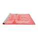 Modern Red Washable Rugs