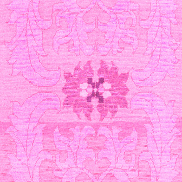 Machine Washable Abstract Pink Modern Rug, wshabs1027pnk