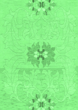 Abstract Emerald Green Modern Rug, abs1027emgrn