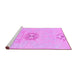 Sideview of Machine Washable Abstract Purple Modern Area Rugs, wshabs1027pur