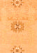 Machine Washable Abstract Orange Modern Area Rugs, wshabs1027org