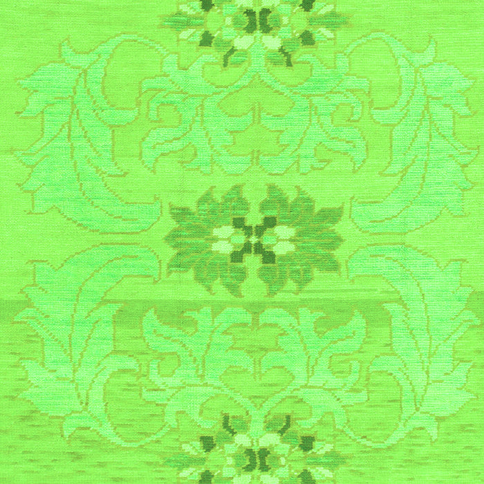 Square Abstract Green Modern Rug, abs1027grn