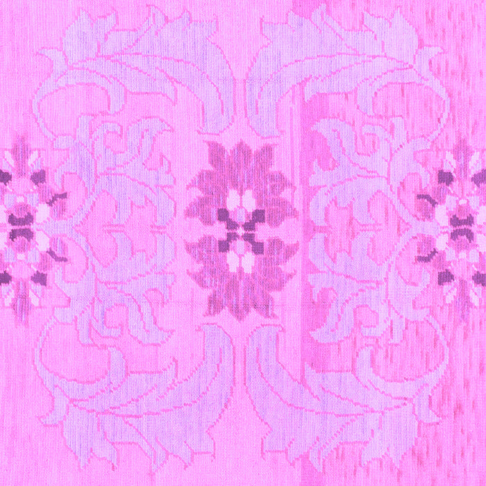 Square Machine Washable Abstract Purple Modern Area Rugs, wshabs1027pur