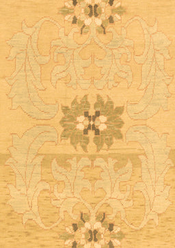 Abstract Brown Modern Rug, abs1027brn