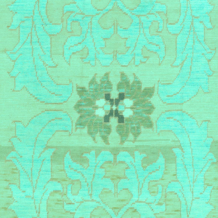 Machine Washable Abstract Turquoise Modern Area Rugs, wshabs1027turq