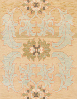 Abstract Brown Gold Modern Rug, abs1027