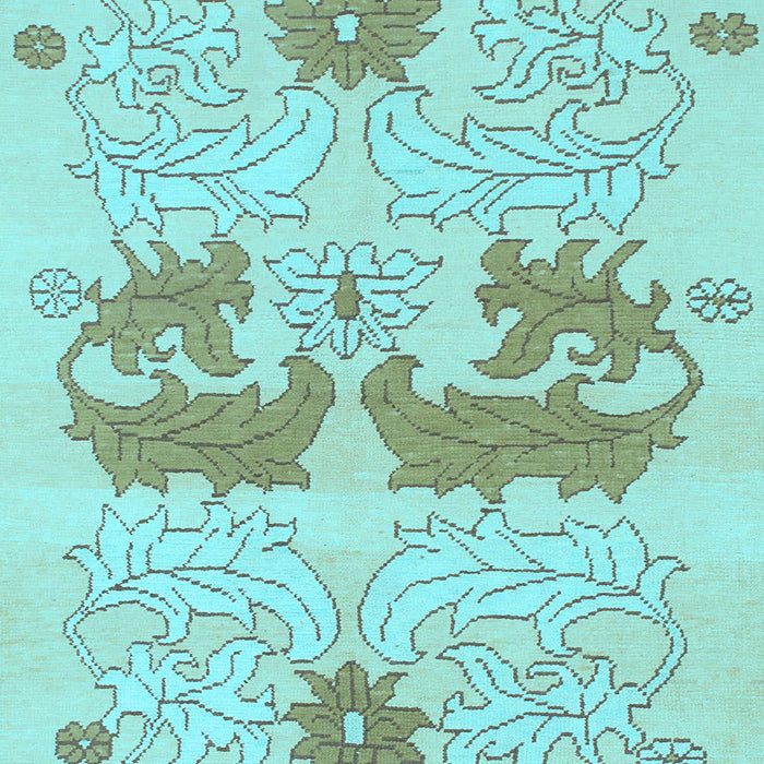 Square Abstract Light Blue Modern Rug, abs1028lblu