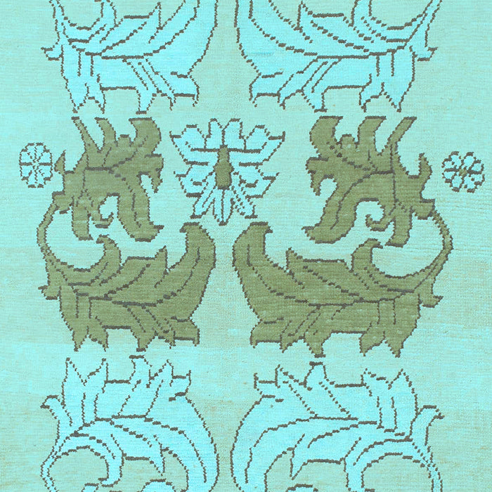 Abstract Light Blue Modern Rug, abs1028lblu