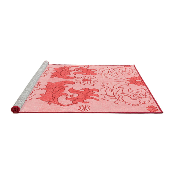 Modern Red Washable Rugs