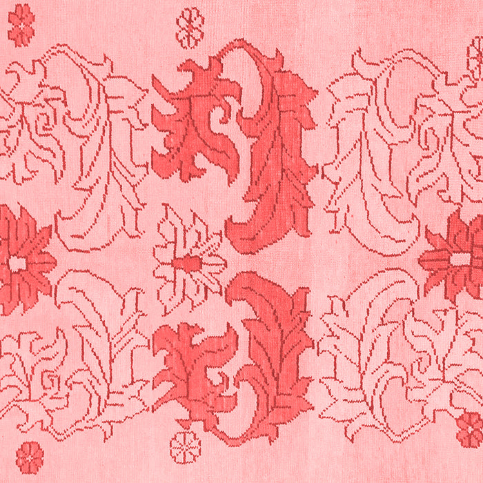 Machine Washable Abstract Red Modern Rug, wshabs1028red