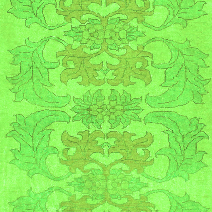 Machine Washable Abstract Green Modern Area Rugs, wshabs1029grn