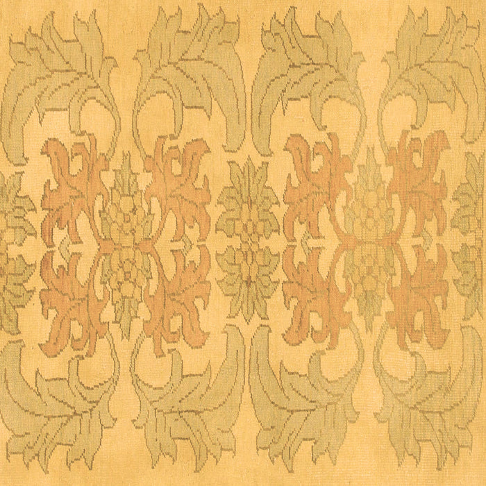 Square Machine Washable Abstract Brown Modern Rug, wshabs1029brn