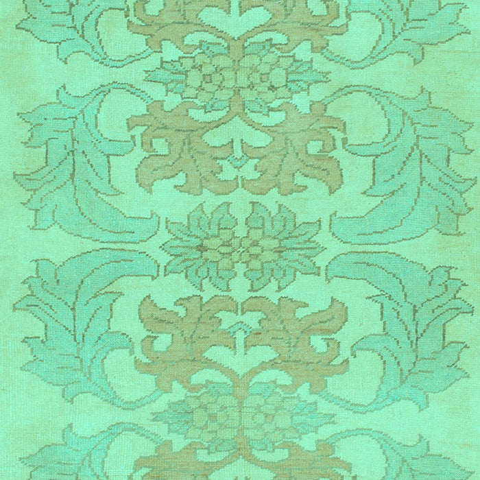 Machine Washable Abstract Turquoise Modern Area Rugs, wshabs1029turq