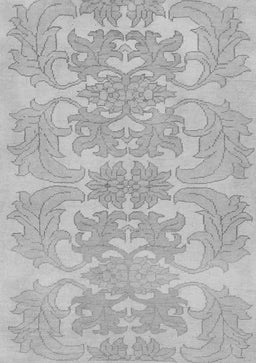 Abstract Gray Modern Rug, abs1029gry