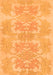 Machine Washable Abstract Orange Modern Area Rugs, wshabs1029org