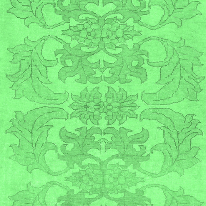 Machine Washable Abstract Emerald Green Modern Area Rugs, wshabs1029emgrn