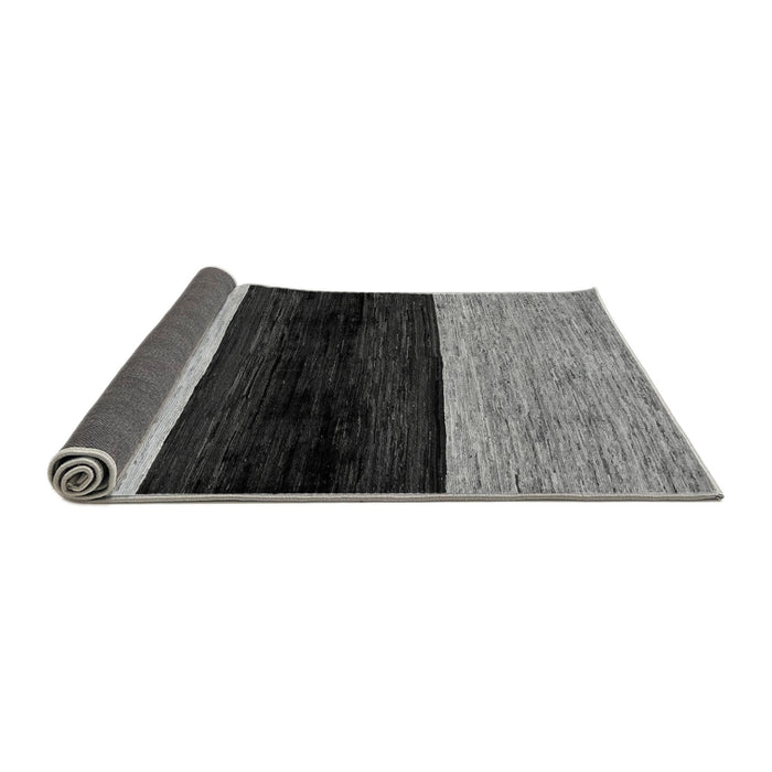 Sideview of Abstract Gray Modern Rug, abs102gry