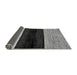 Sideview of Abstract Gray Modern Rug, abs102gry