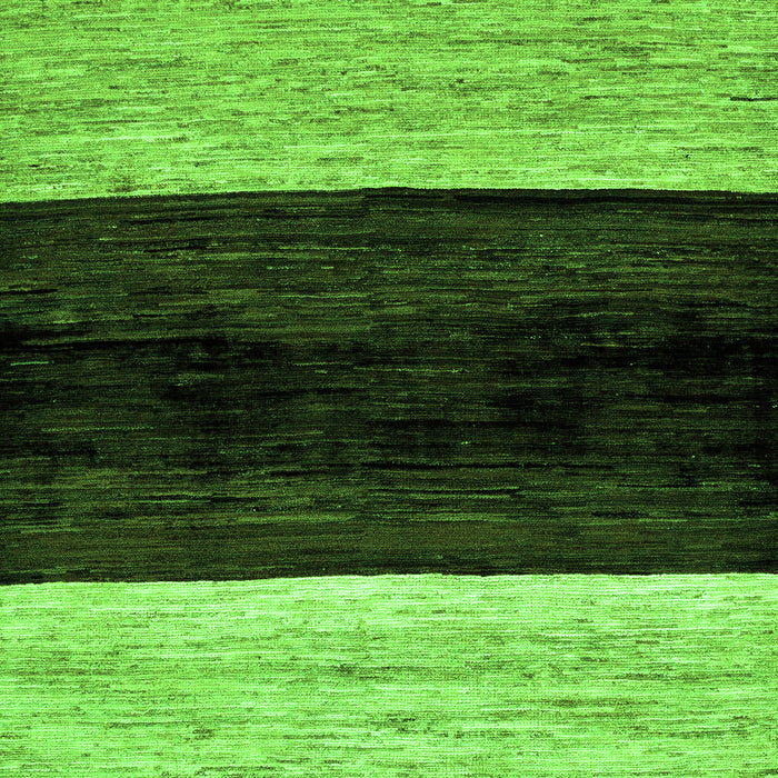 Machine Washable Abstract Green Modern Area Rugs, wshabs102grn