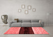 Modern Red Washable Rugs