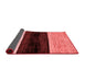 Abstract Red Modern Area Rugs