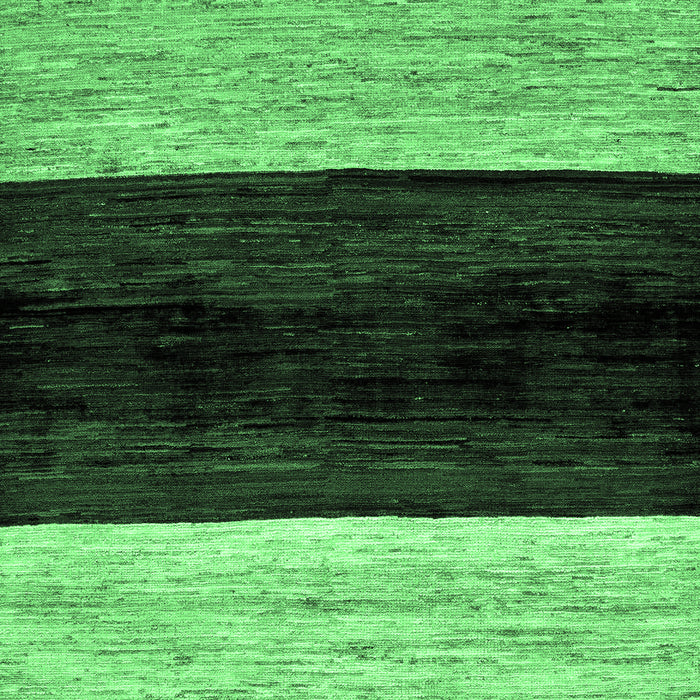 Machine Washable Abstract Emerald Green Modern Area Rugs, wshabs102emgrn