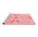 Modern Red Washable Rugs