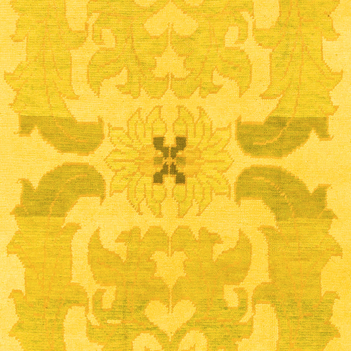Abstract Yellow Modern Rug, abs1030yw