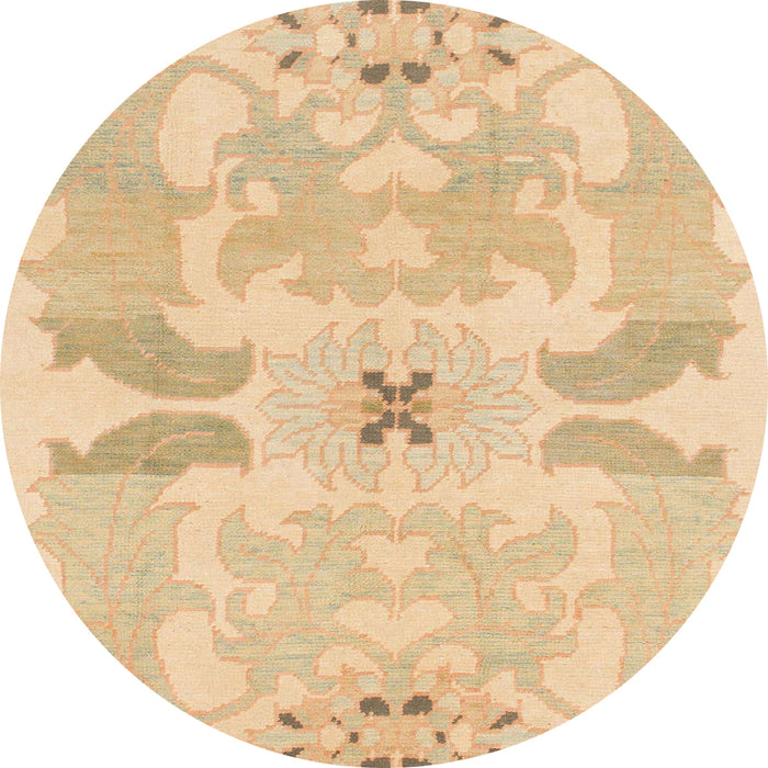 Square Abstract Yellow Modern Rug, abs1030