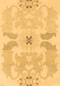 Abstract Brown Modern Rug, abs1030brn