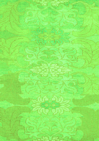 Abstract Green Modern Rug, abs1031grn