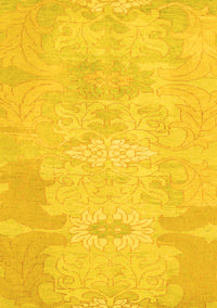 Abstract Yellow Modern Rug, abs1031yw