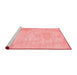 Modern Red Washable Rugs