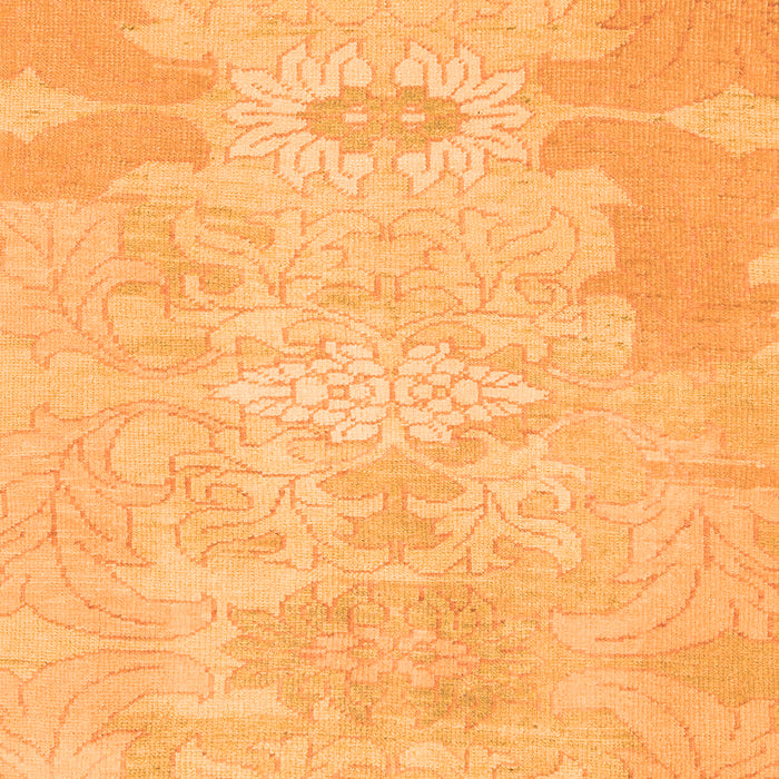 Machine Washable Abstract Orange Modern Area Rugs, wshabs1031org